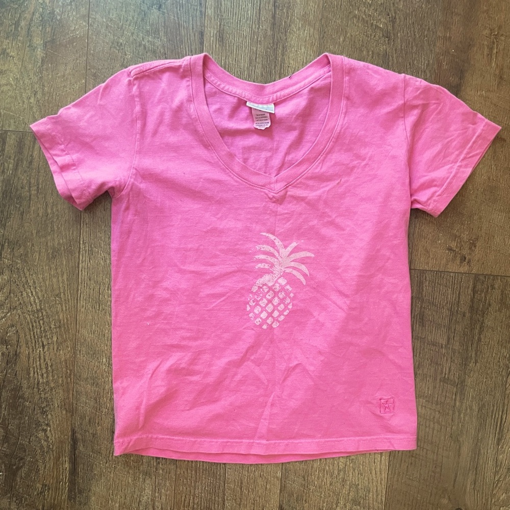 Fresh Produce Pink Short Sleeve pineapple T Shirt NWT